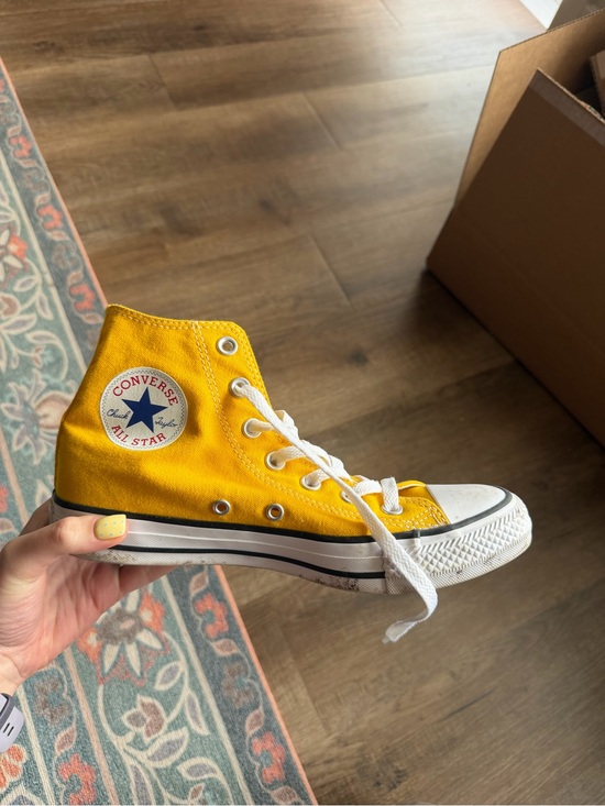 Converse Shoes - Converse Yellow High Top Chuck Taylor All Star